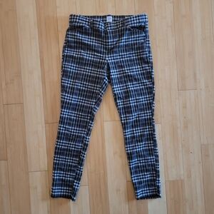 Black and White Plaid Pants